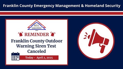 Siren Test Cancelation Flyer